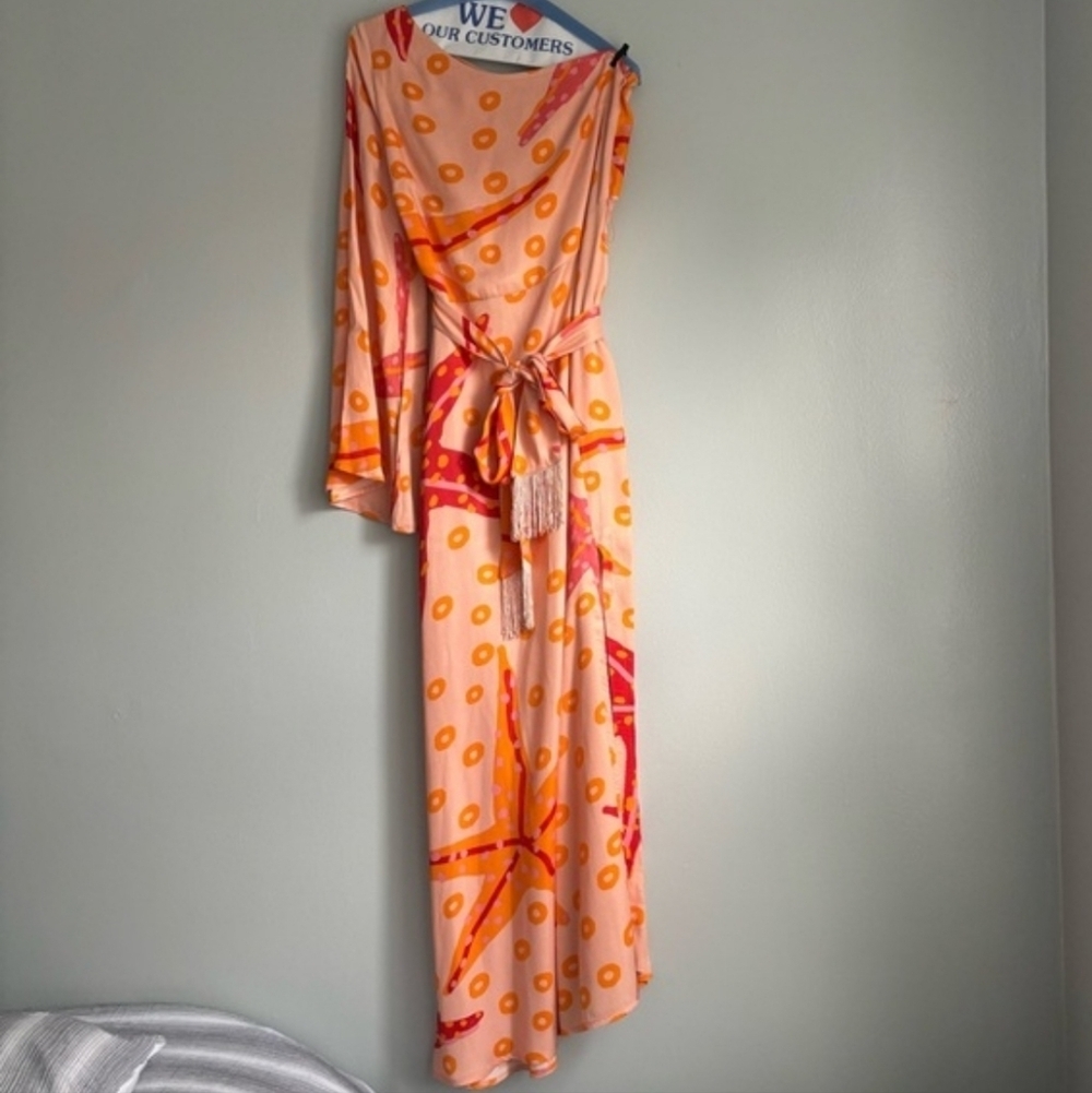Farm Rio One-Shoulder Starfish Dress - Picture 6 of 11